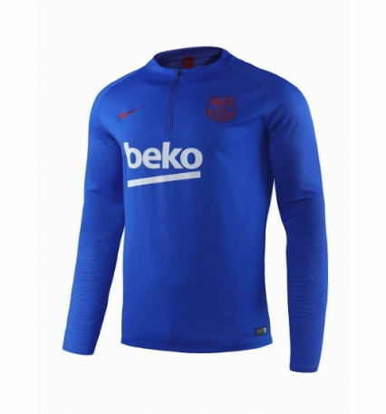 Barcelona Blue Training Sweat Top 2019/20